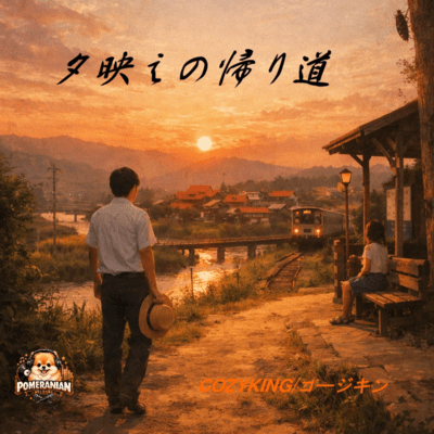 A nostalgic sunset path home Front Cover