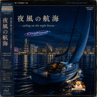 Sailing on the night breeze Front Cover