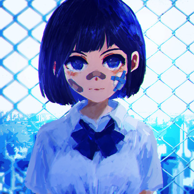 蒼い歌のジャケット写真