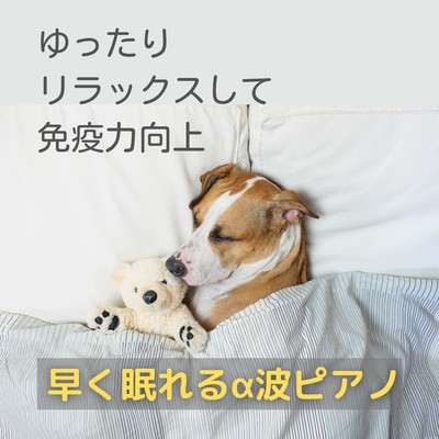 Alpha Waves Piano for Quick Sleep -Relax and Improve Immune System- Front Cover