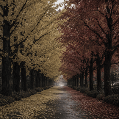 Tree Lined Avenue Scenery (20260703) Front Cover