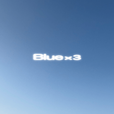 Blue×3 Front Cover