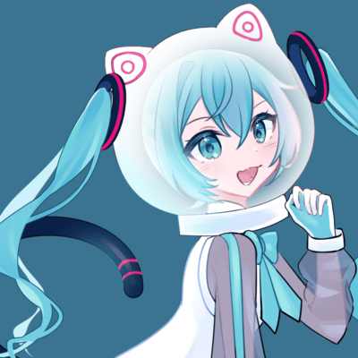 Space Cat (feat. HATSUNE MIKU) Front Cover