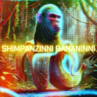 SHIMPANZINNI BANANNI monkey monkey monkey Front Cover