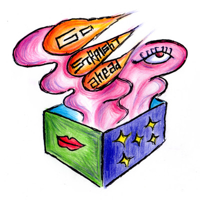 Ghostraight Ahead In The Box Front Cover