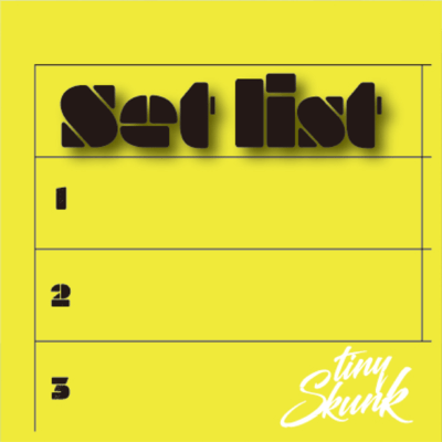 Set list e.p. Front Cover