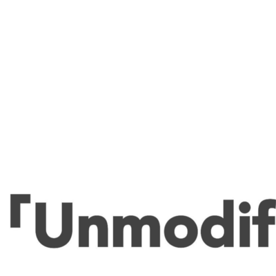 Unmodifiedのジャケット写真