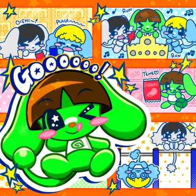 Goooooo!>>Funny World (feat. zakodoll & Triplets) Front Cover