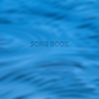 SONG BOOK -blue- (Singing with acoustic guitar) Front Cover