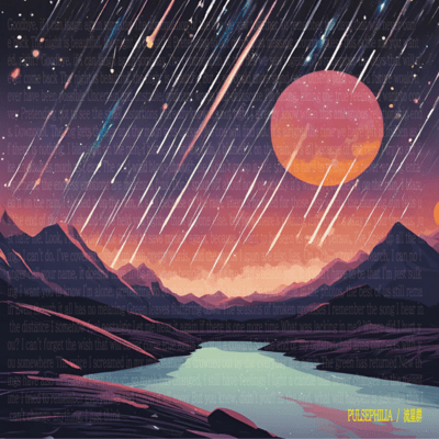 Meteor shower Front Cover