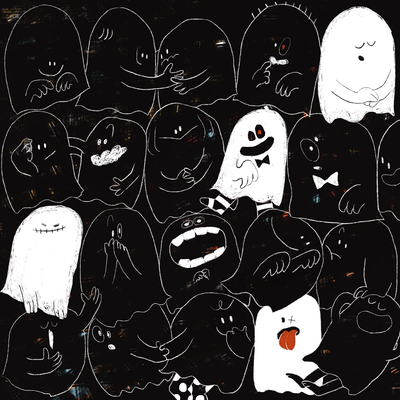 The room is packed with ghosts Front Cover