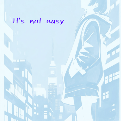 It's not easy Front Cover