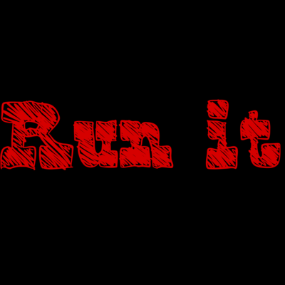 RUN IT Front Cover