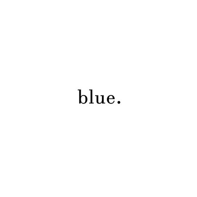 blue. Front Cover