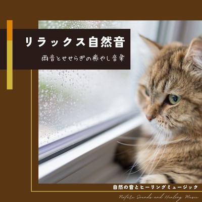 Relaxing nature sounds -soothing music of rain and streams- Front Cover