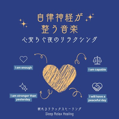 Music for the Autonomic Nervous System -Relaxing at Night for Peace of Mind- Front Cover