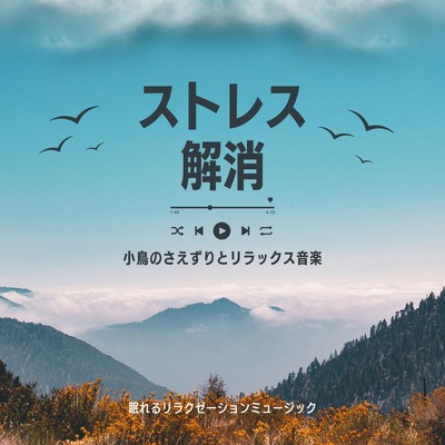 Stress Relief -Relaxing music with birds chirping- Front Cover