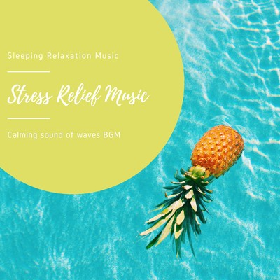 Stress Relief Music -Calming sound of waves BGM- Front Cover