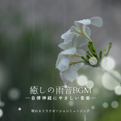 Soothing rain sound BGM -Music for the Autonomic Nervous System- Front Cover