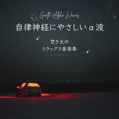 Gentle Alpha Waves for the Nervous System - Campfire Relaxation Music Collection Front Cover