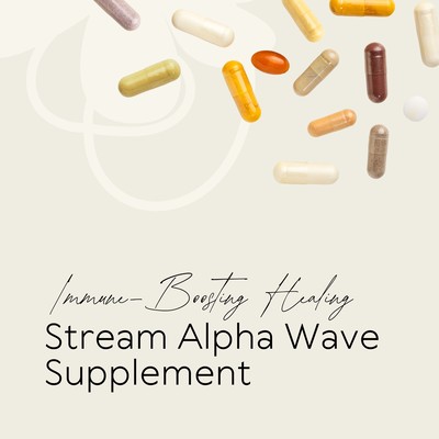 Immune -Boosting Healing - Stream Alpha Wave Supplement Front Cover