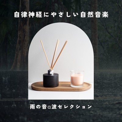 Gentle Nature Sounds for the Autonomic Nervous System - Rain Sound Alpha Wave Selection Front Cover