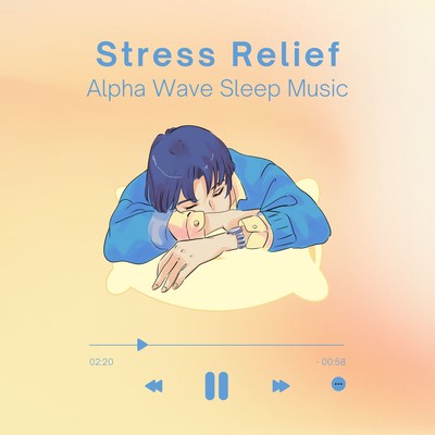 Stress Relief - Alpha Wave Sleep Music Front Cover