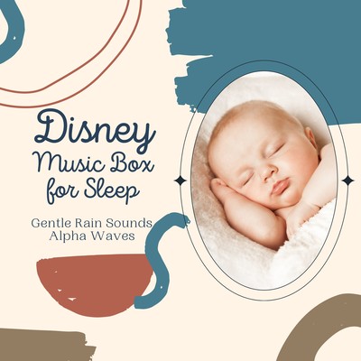 Disney Music Box for Sleep - Gentle Rain Sounds Alpha Waves Front Cover