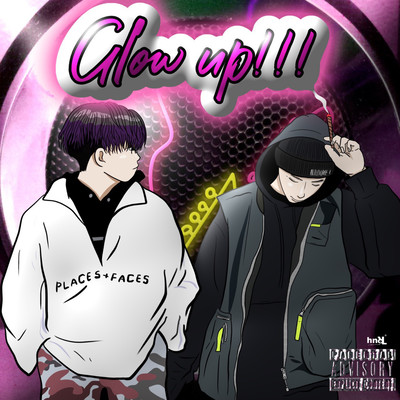 Glow up!!! (feat. yuxa)のジャケット写真