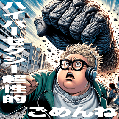 ハイパーセクシー超性的/ごめんねのジャケット写真