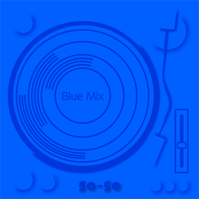 Blue Mix (Drum'n'Bass DJ Set) Front Cover