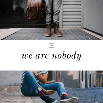 we are nobody Front Cover