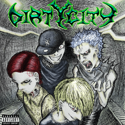 DIRTY CITY (feat. JVCKMAJESTY & Jimmy Rotten) Front Cover