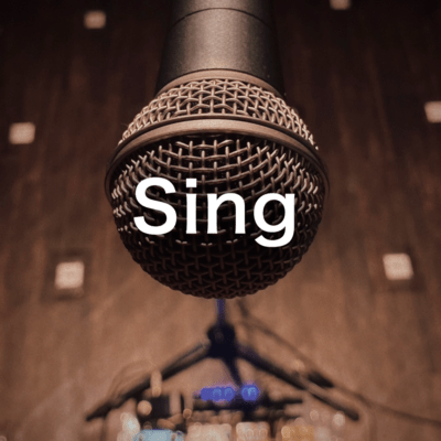 Sing Front Cover