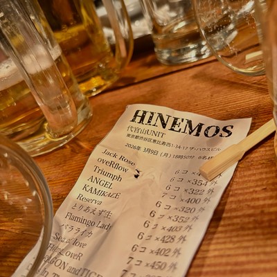 HINEMOSのジャケット写真