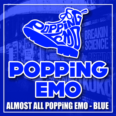 ALMOST ALL POPPiNG EMO-BLUE Front Cover