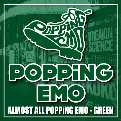 ALMOST ALL POPPiNG EMO-GREENのジャケット写真