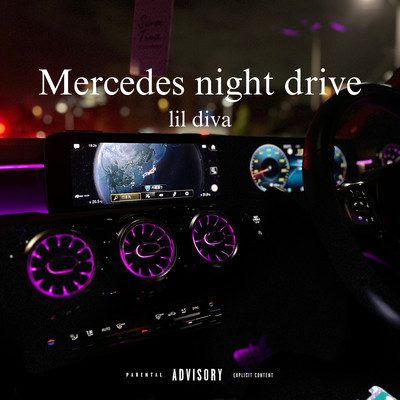 Mercedes night drive Front Cover
