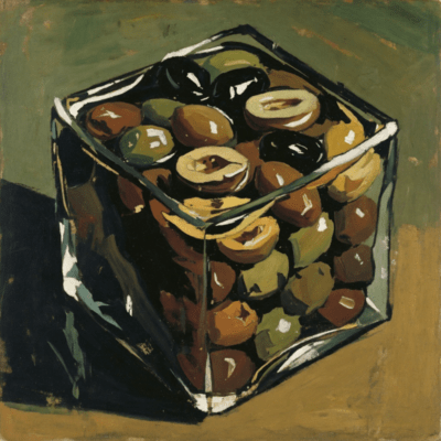 Jar of Salted Olives Front Cover