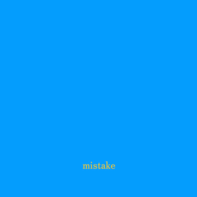mistake Front Cover