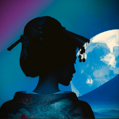 "Chanbara" for Orchestra and Electric Guitar, Chapter 3: Love Front Cover