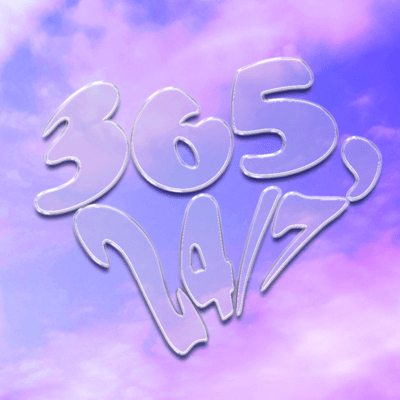 365, 24/7 Front Cover