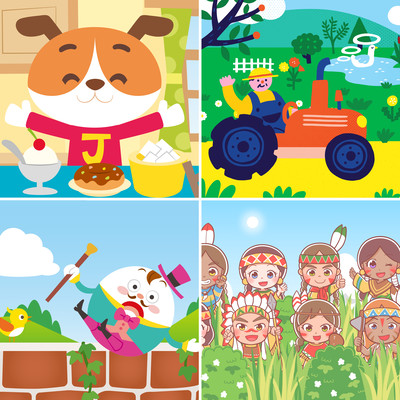 Yumearu English nursery rhyme best selection Front Cover