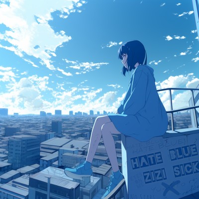 HATE BLUE Front Cover