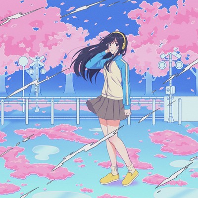 Falling cherry blossoms.remaining cherry blossoms Front Cover