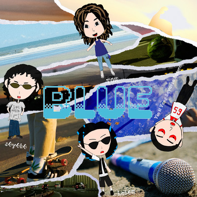 BLUE (feat. Lab4U, Yin N Yang Reverse Return, s4y4k4 & TØM) Front Cover