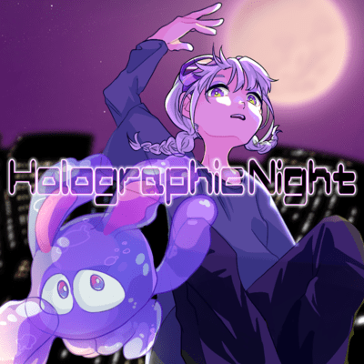 Holographic Night Front Cover