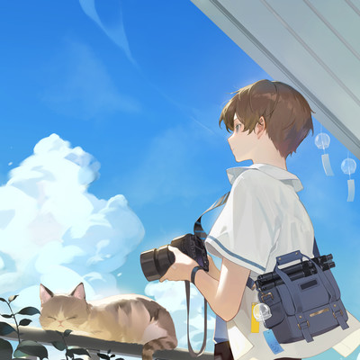 真夏の虹色と透明のジャケット写真