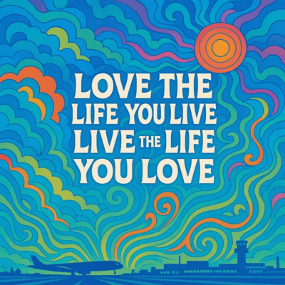 Love The Life You Live Live The Life You Love Front Cover