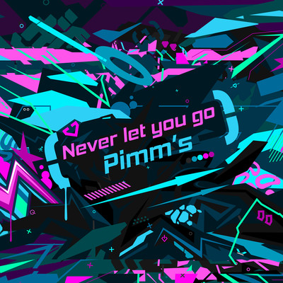 Never let you goのジャケット写真